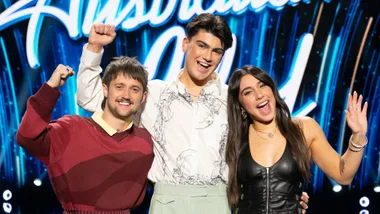 Kalani, Harlan and Kesha Australian Idol top three 2026