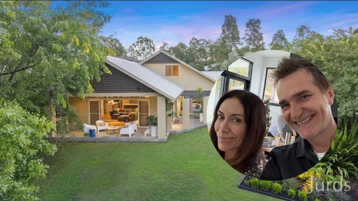 John Aiken and his wife and Pokolbin property