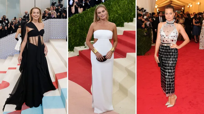 Margot Robbie Met Gala 2023, 2016, 2014
