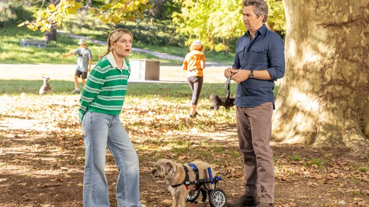 Season 3 Colin from Accounts Harriet Dyer and Patrick Brammall