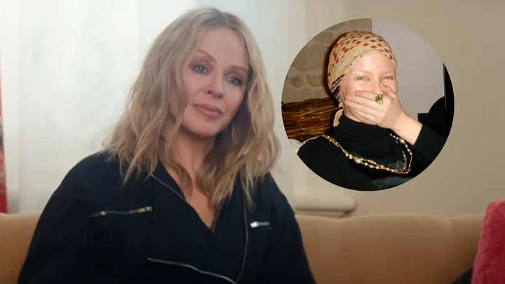 Kylie Minogue fights back tears reliving cancer battle in emotional documentary trailer