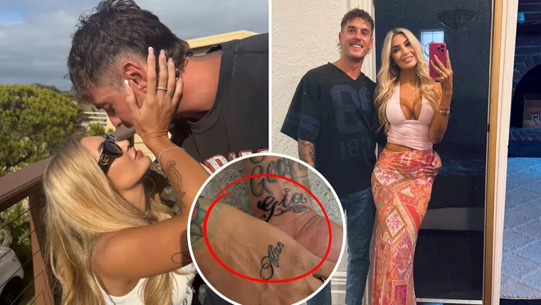 It’s serious! MAFS bride Gia gets matching TATTOO with new boyfriend