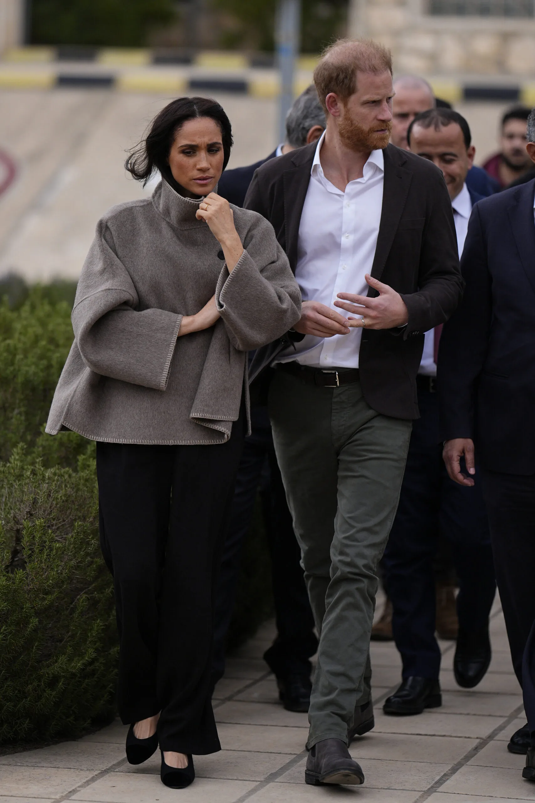 Mehgan and Harry in Jordan
