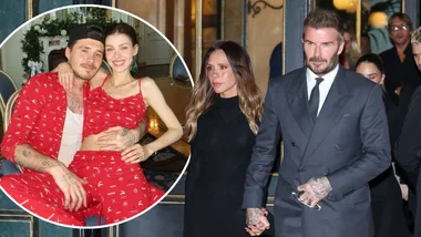 Brooklyn, Nicola, Victoria, David Beckham