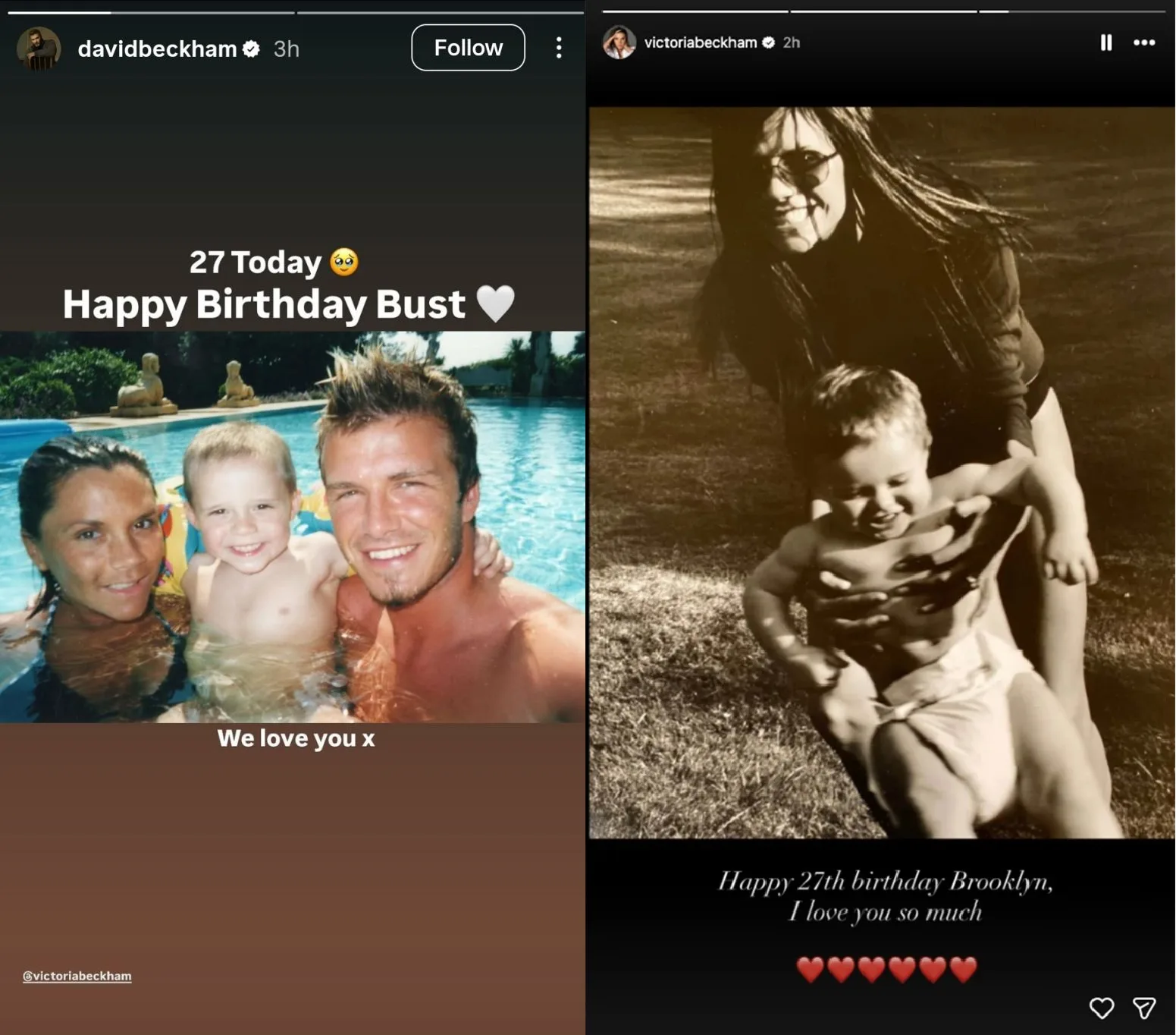 Victoria Beckham, Brooklyn Beckham, David Beckham