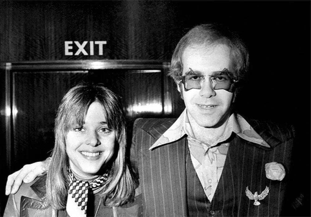 Retro Suzi Quatro with Elton John
