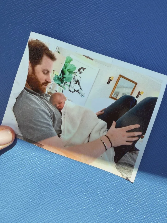 Prince Harry and Prince Archie as a baby