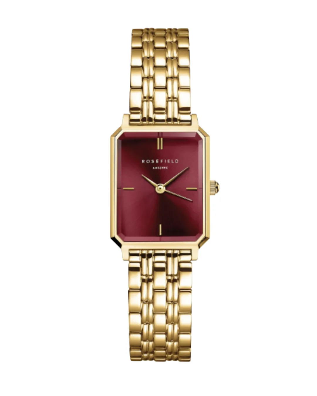 rosefield burgundy watch