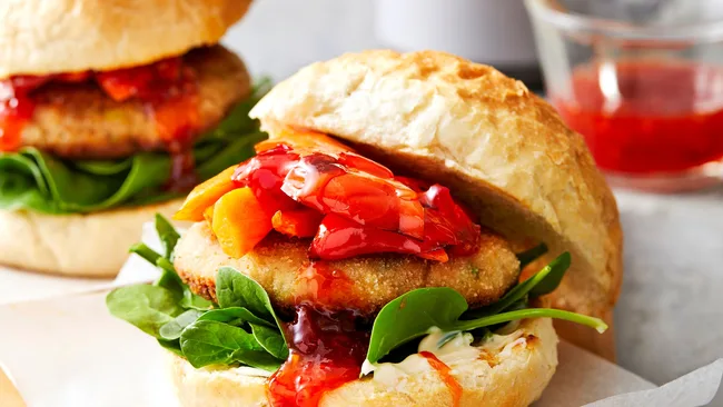 Teriyaki Chicken Burgers