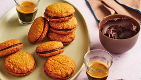 Choc Anzac Sandwich Cookies