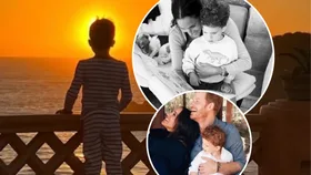 Prince Archie with Harry and Meghan