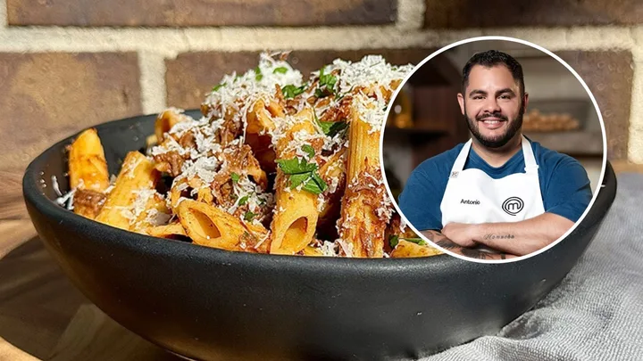 MasterChef Australia Antonio Cruz Vaamonde with his ragu recipe