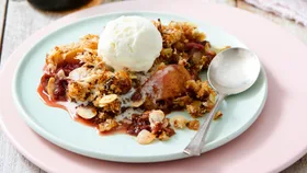 Pear and Rhubarb Brown Betty