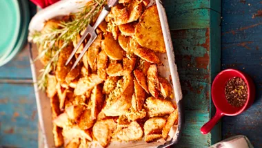 Polenta, Rosemary and Parmesan Wedges