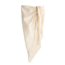 h&m white crochet sarong 