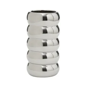 big w openook chrome vase