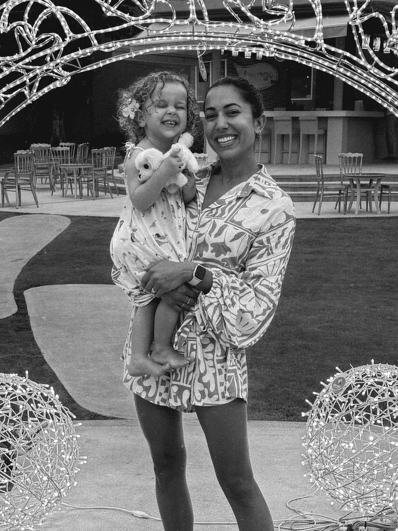 Brooke Jowett with daughter Parker