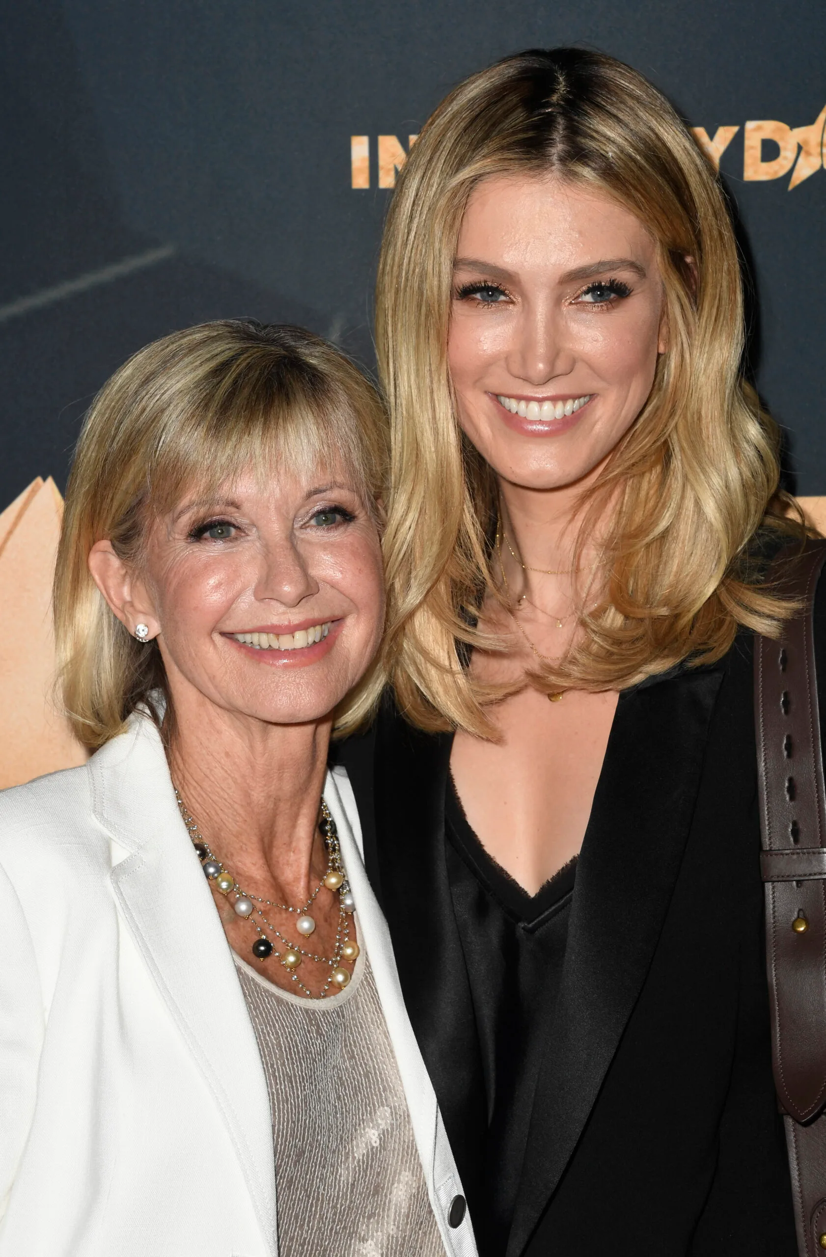 Delta Goodrem and Olivia Newton-John
