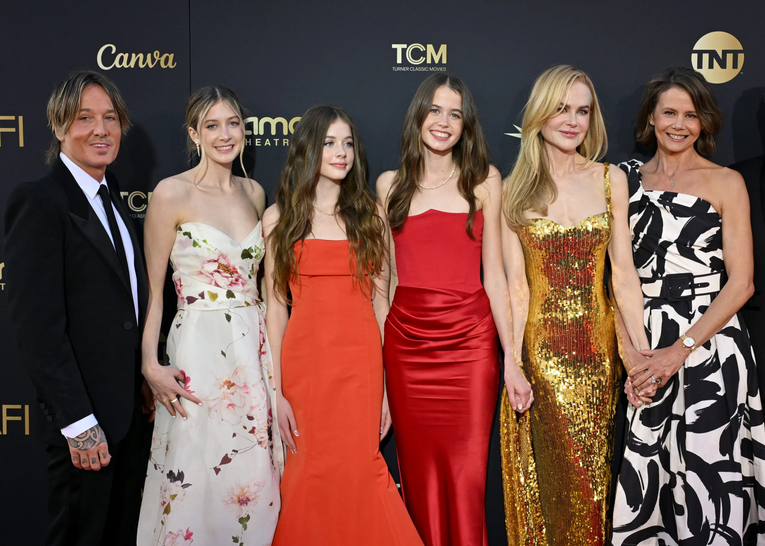 Keith Urban, Sunday, Faith, Lucia Hawley, Nicole Kidman and Antonia Kidman.