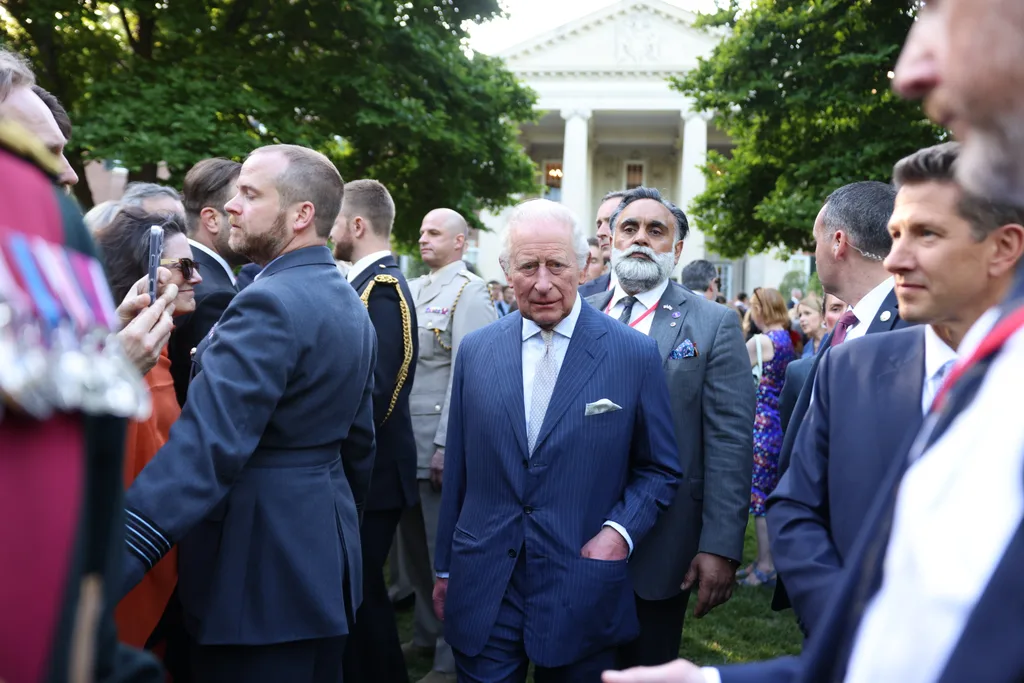 king charles bodyguard