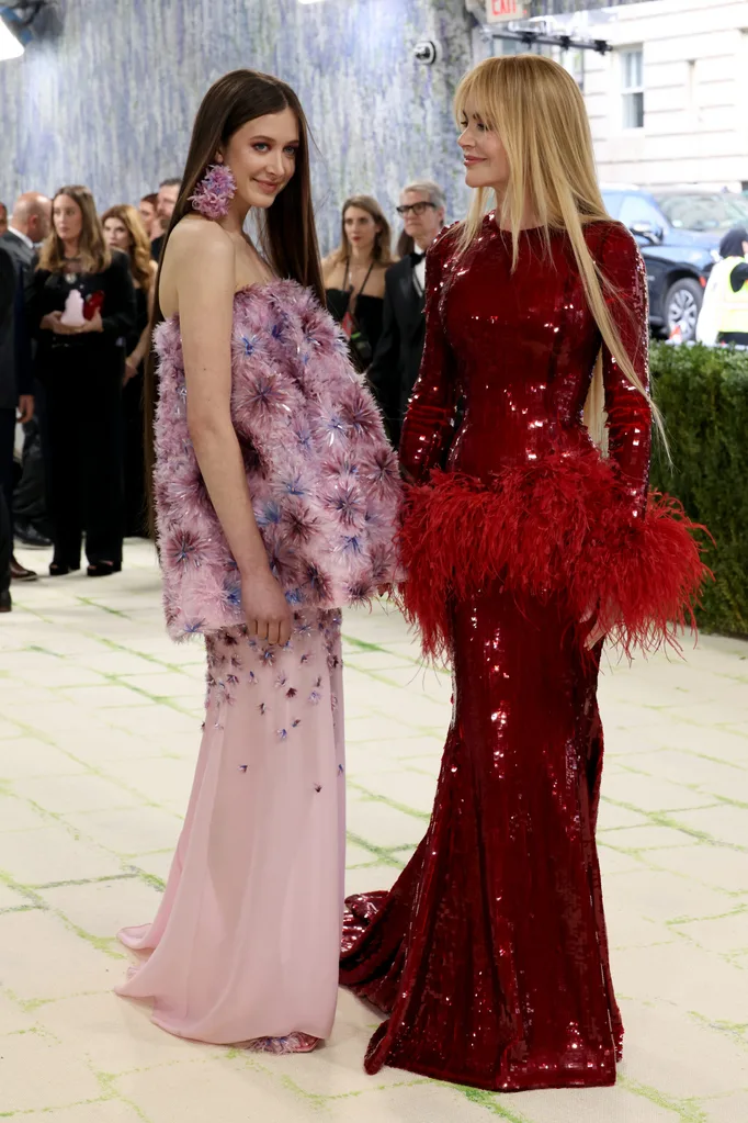 Sunday and Nicole Kidman Met Gala