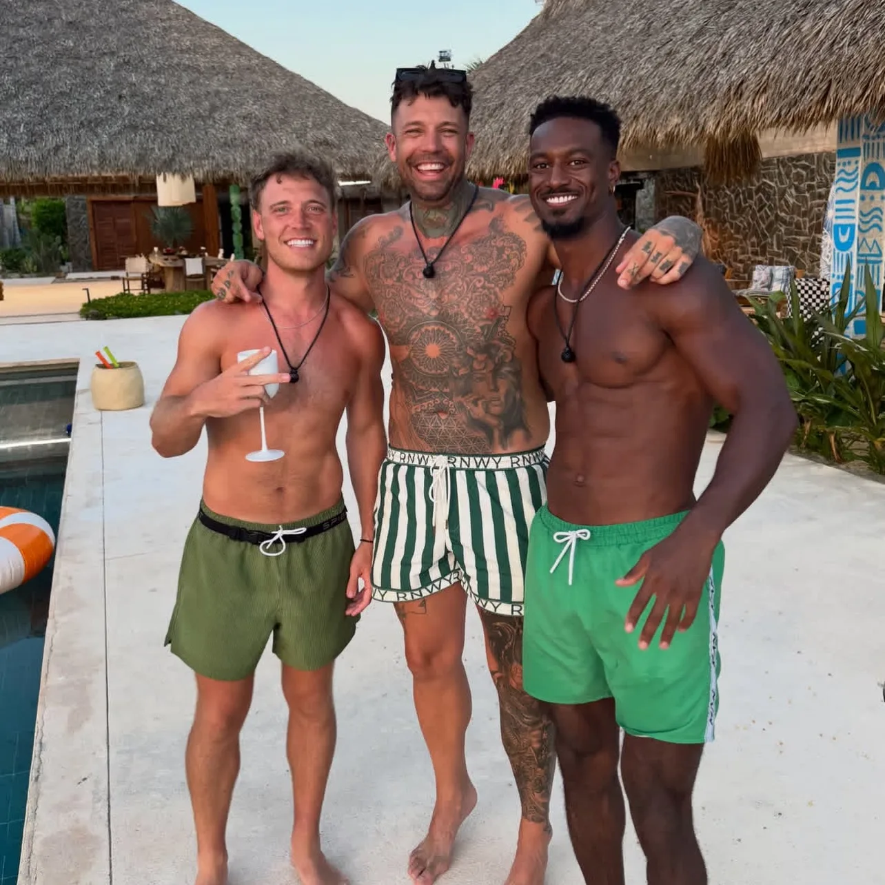 Dave with Perfect Match cast