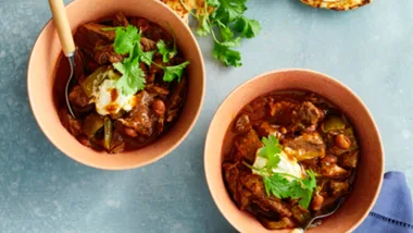 Texan-Style Smoky Beef and Beans