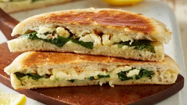 Spinach and Feta Turkish Toasties