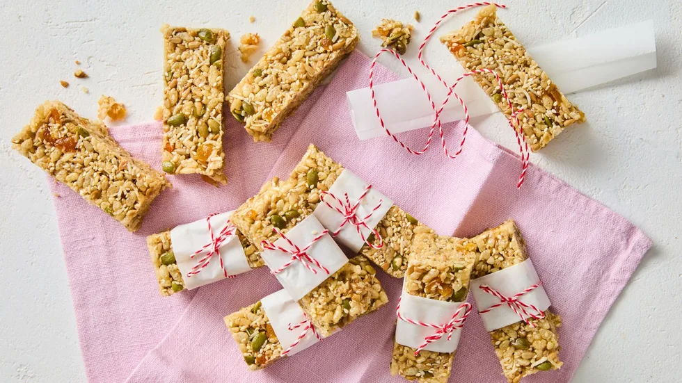 Honey Sesame Apricot Bars