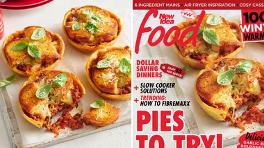 New idea cover and Bolognese Garlic Bread Pies