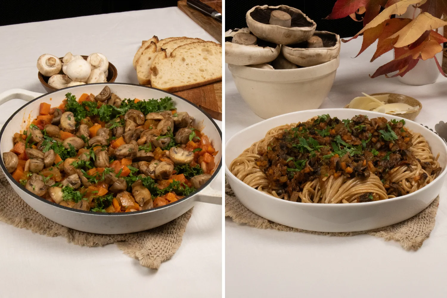 Sarah di Lorenzo mushroom recipes