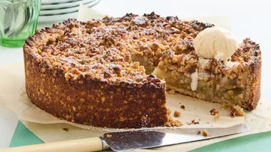 Easy Apple Crumble Pie