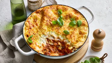 Beef and Mushroom Lasagne Bake