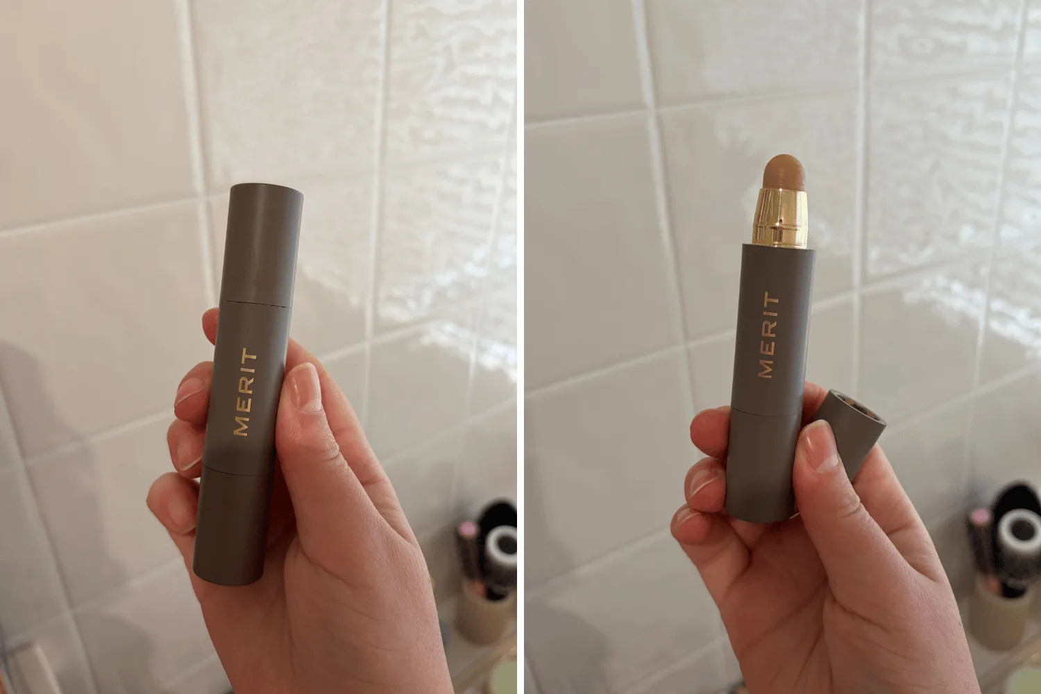 merit the minimalist perfecting complexion stick