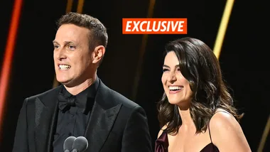 Sarah Abo and Matt Shirvington at 2024 Logies