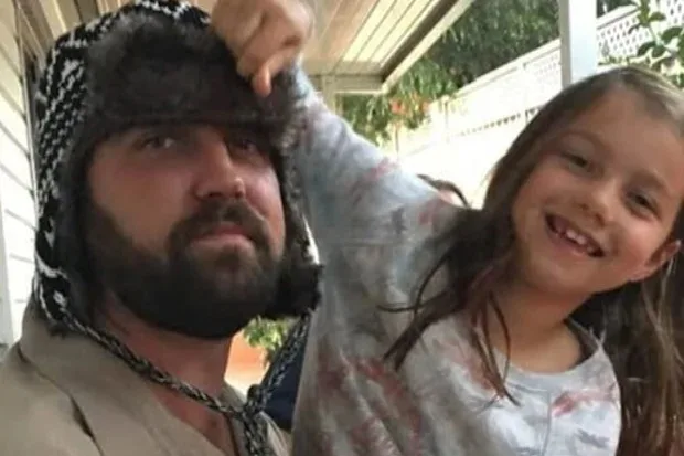 Dominic Porter and his daughter Biddy