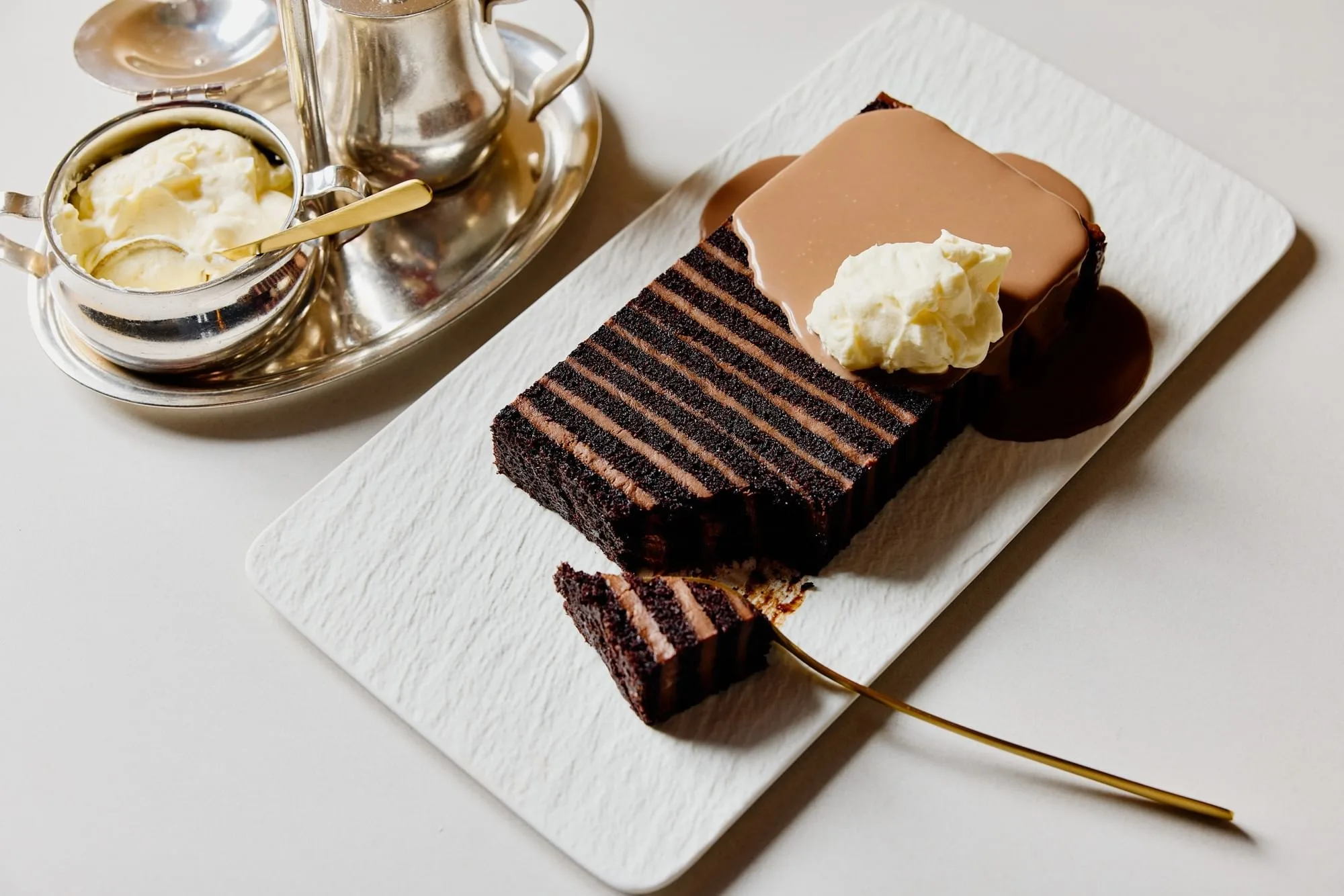 The Fullerton Hotel 32-layered Chocolate Cake 