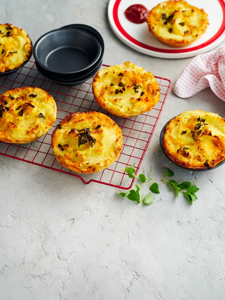 Potato-Topped Greek Lamb Pies