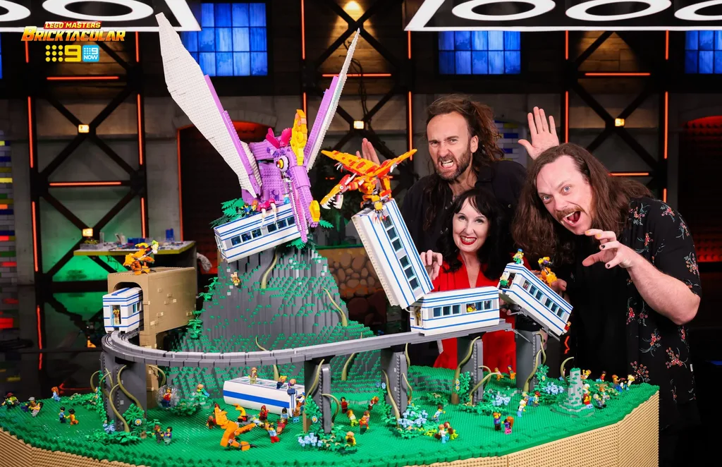 Jackson, Fleur and Alex Lego Masters 2026 Bricktacular