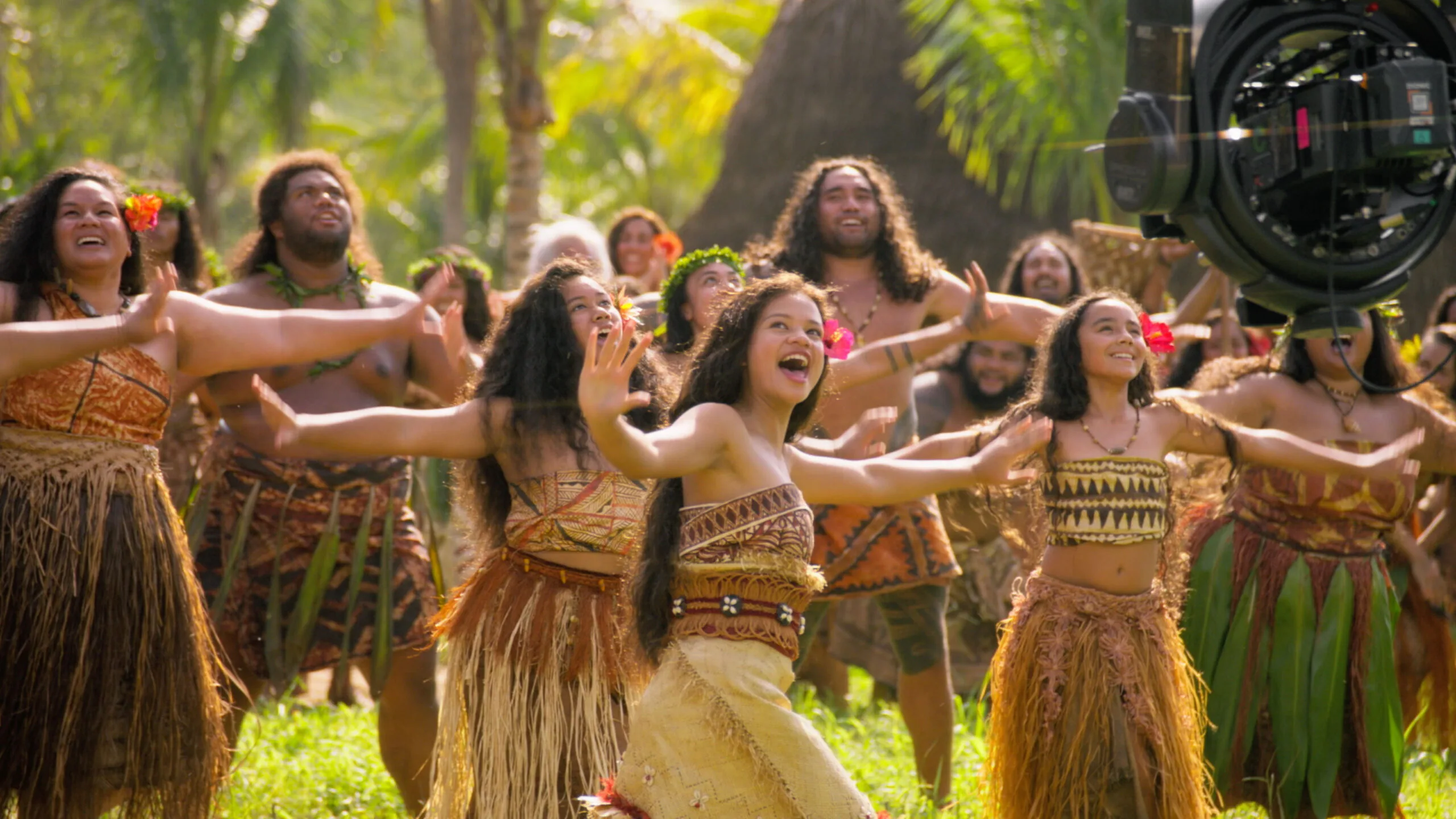 Catherine Laga'aia filming Disney live action Moana 