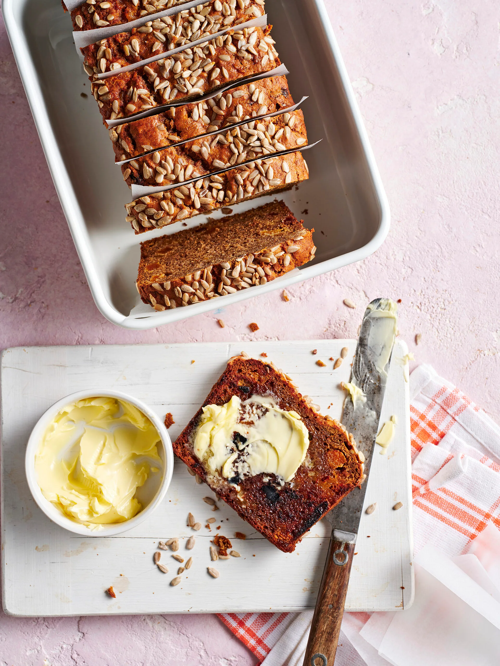Apricot-and-bran-banana-bread