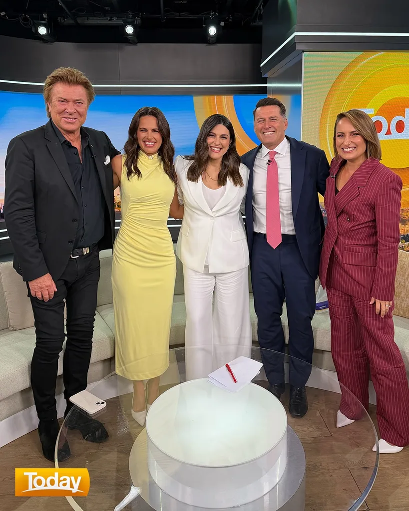 Today Show hosts Richard Wilkinson, Danika Mason, Karl Stefanovic, Jayne Azzopardi