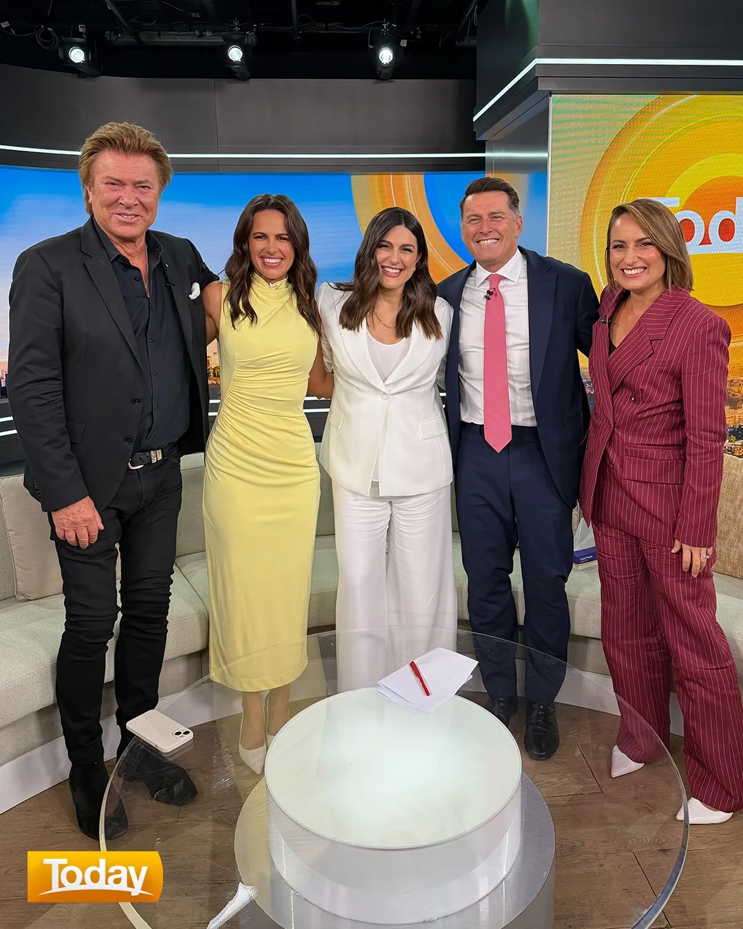 Today Show hosts Richard Wilkinson, Danika Mason, Karl Stefanovic, Jayne Azzopardi 