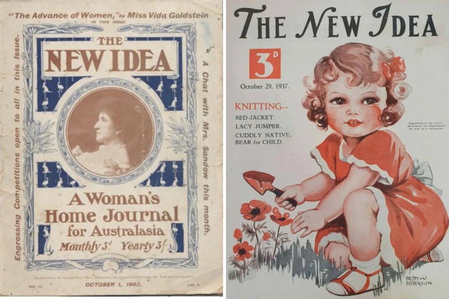 old new idea covers