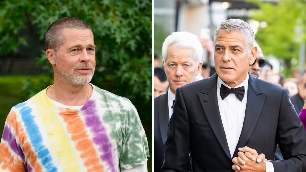 Brad Pitt and George Clooney