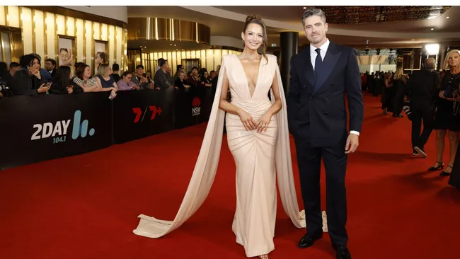 Ricki-Lee Coulter and Scott Tweedie at the 66th TV Week Logie Awards 2026