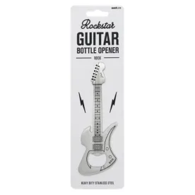 Suck UK Bottle Opener Guitar Rock stainless steel 