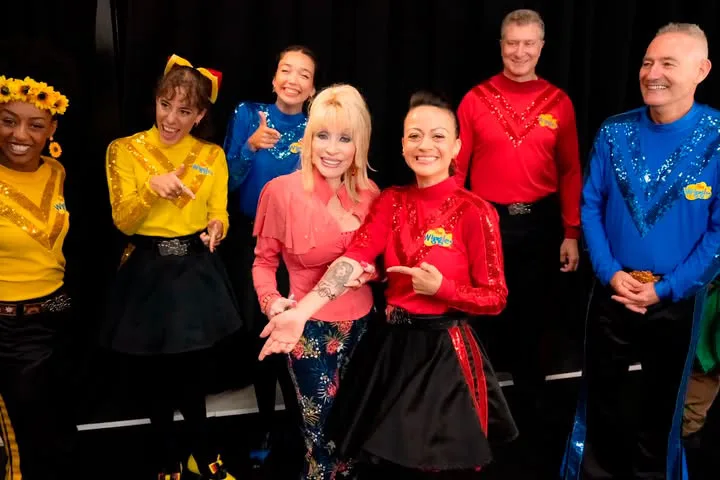 Caterina Mete Red Wiggle and The Wiggles and Dolly Parton
