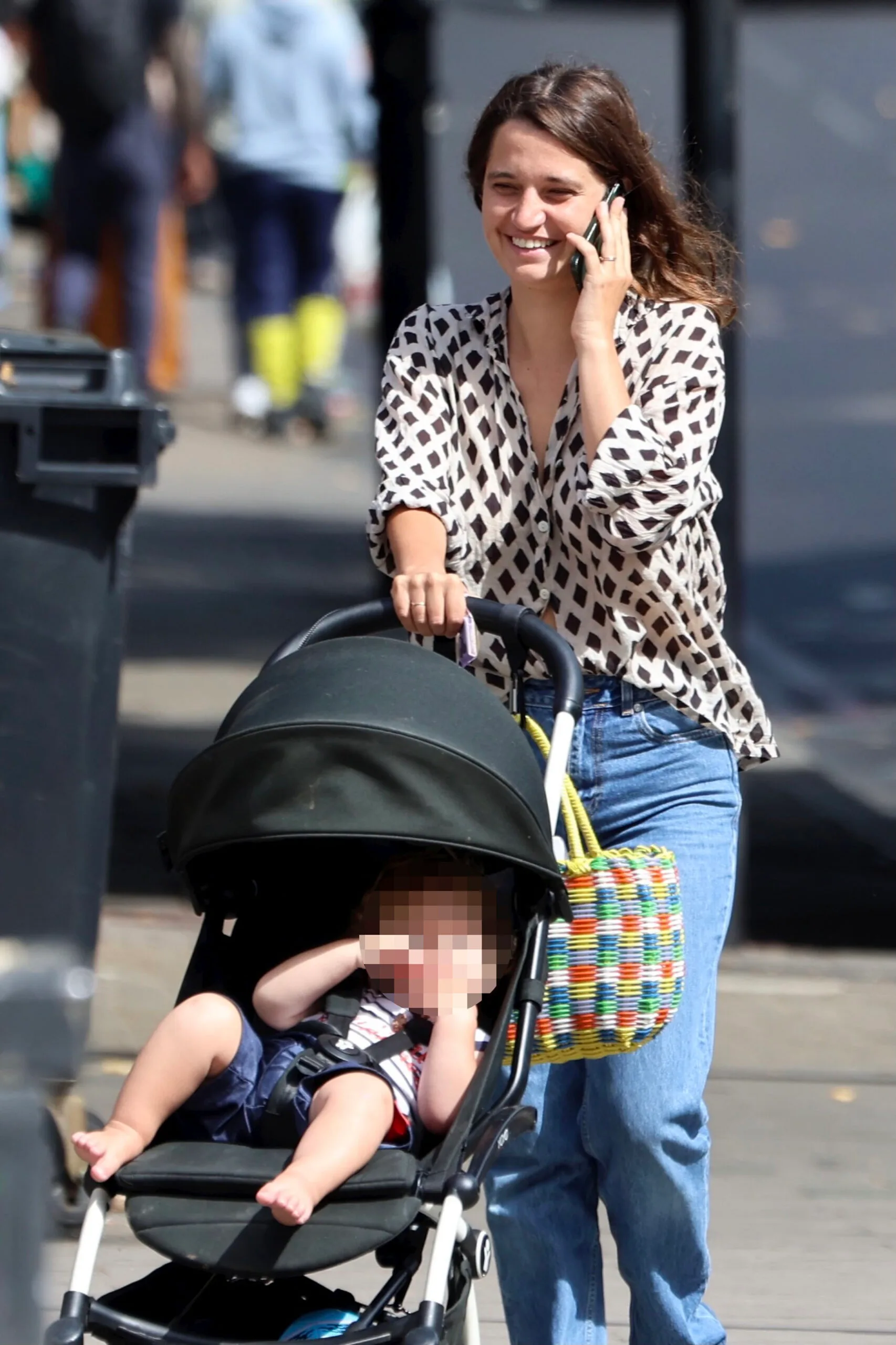 Tigerlily Hutchence with her baby