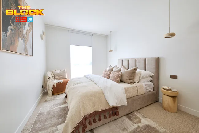 The Block guest bedroom Adam and Jolene